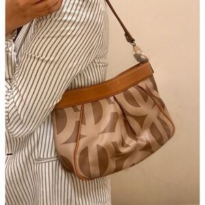 LOUIS QUATORZE PARIS Vintage Monogram Hobo Shoulder Bag‎